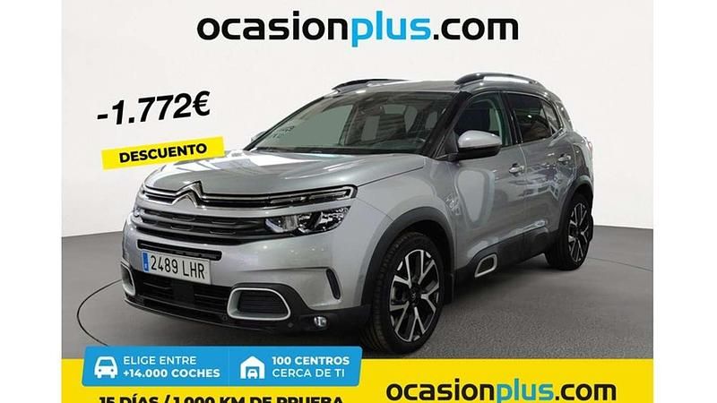 Gris Usado 2020 Citroën C5 Aircross Feel SUV | 17.728 € (Precio justo) - Imagen 1/4