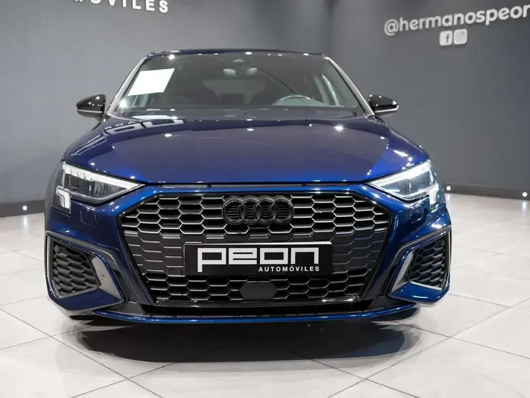 Usado Audi A3 Sportback S-Line 150 CV (110 kW) 2022 Azul Utilitario