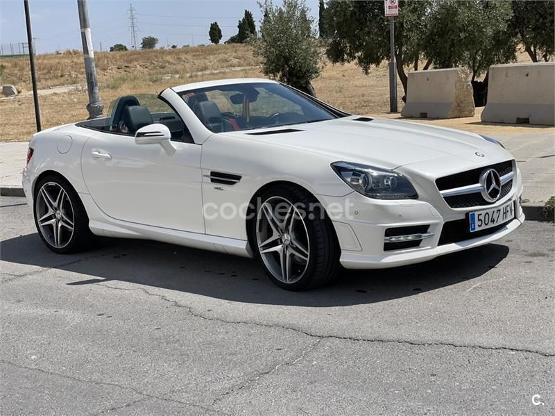 Usado Mercedes SLK250 204 CV (150 kW) 2011 Blanco Descapotable