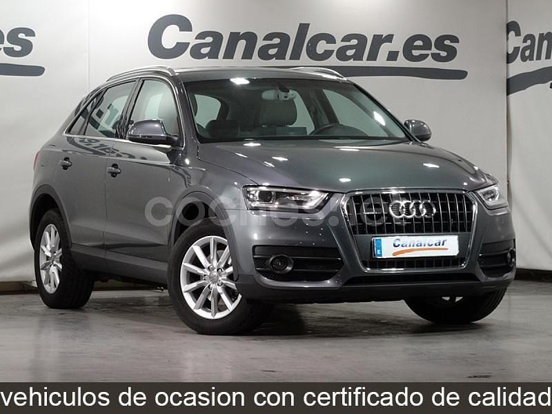 Usado Audi Q3 Advanced 140 CV (102 kW) 2014 Gris SUV