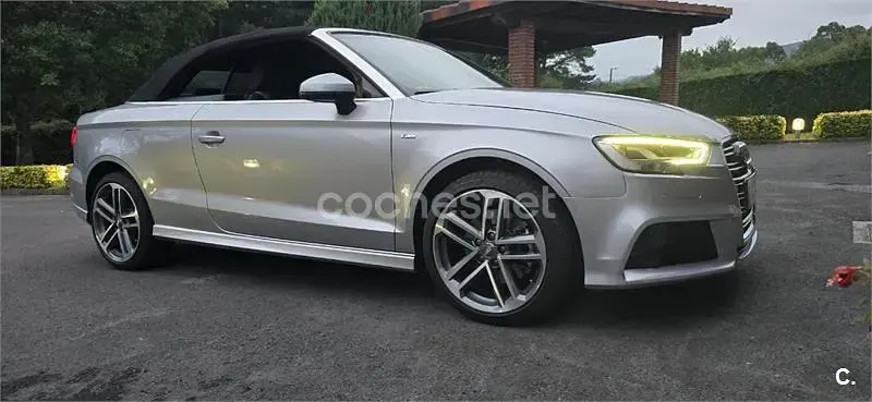 Usado Audi A3 Cabriolet 190 CV (139 kW) 2019 Gris / plata Descapotable