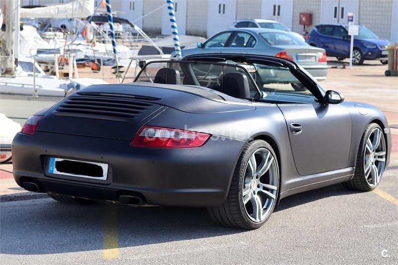 Usado Porsche 911 Carrera 4 Cabriolet 325 CV (239 kW) 2007 Negro Descapotable