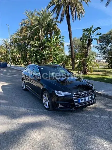 Usado Audi A4 S-Line 190 CV (139 kW) 2016 Negro Familiar