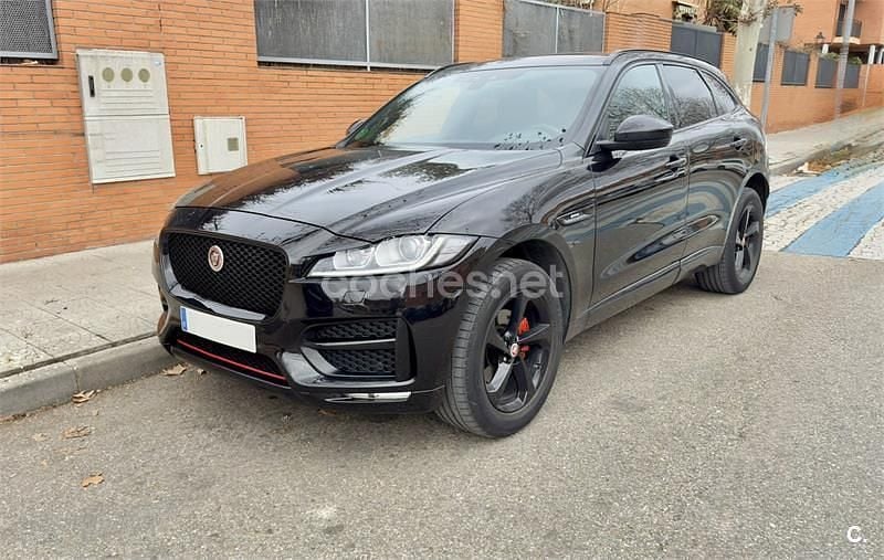Negro Usado 2019 Jaguar F-Pace R-Sport SUV | 16.900 € (Super precio) - Imagen 1/4
