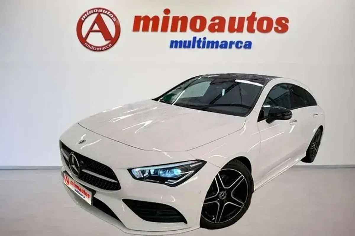 Usado Mercedes CLA200 AMG 150 CV (110 kW) 2020 Blanco Coupe