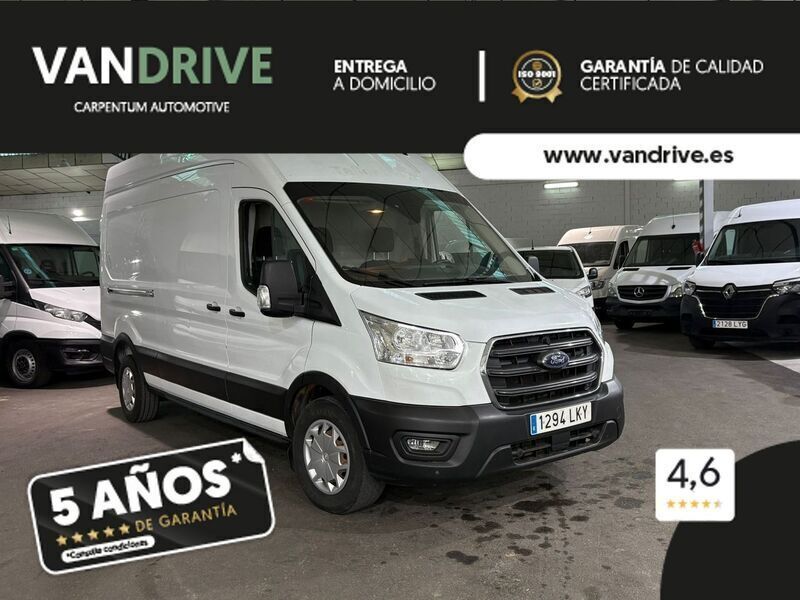 Blanco Usado 2020 Ford Transit Trend Van | 16.800 € (Precio justo) - Imagen 1/4