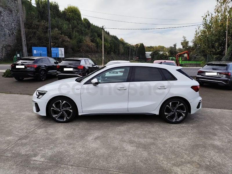 Usado Audi A3 S-Line 150 CV (110 kW) 2020 Blanco Berlina