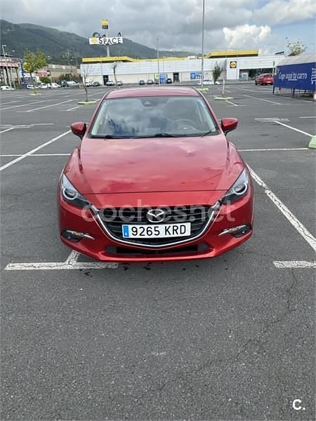 Rojo Usado 2018 Mazda 3 Edition Berlina | 16.200 € (Precio justo) - Imagen 1/4