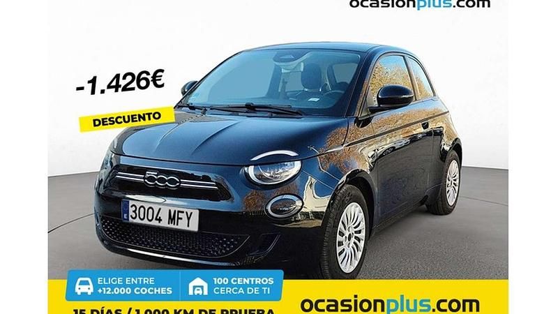 Negro Usado 2022 Fiat 500e Action Utilitario | 11.319 € (Super precio) - Imagen 1/4