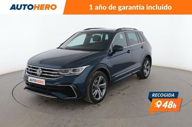 Azul Usado 2021 VW Tiguan R-line SUV | 35.599 € (Caro) - Imagen 1/3