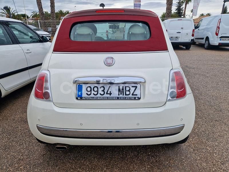 Usado Fiat 500C Lounge 69 CV (50 kW) 2010 Blanco Descapotable