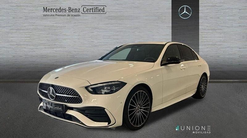 Blanco polar Usado 2024 Mercedes C200 AMG line Berlina | 45.900 € (Un poco caro) - Imagen 1/4