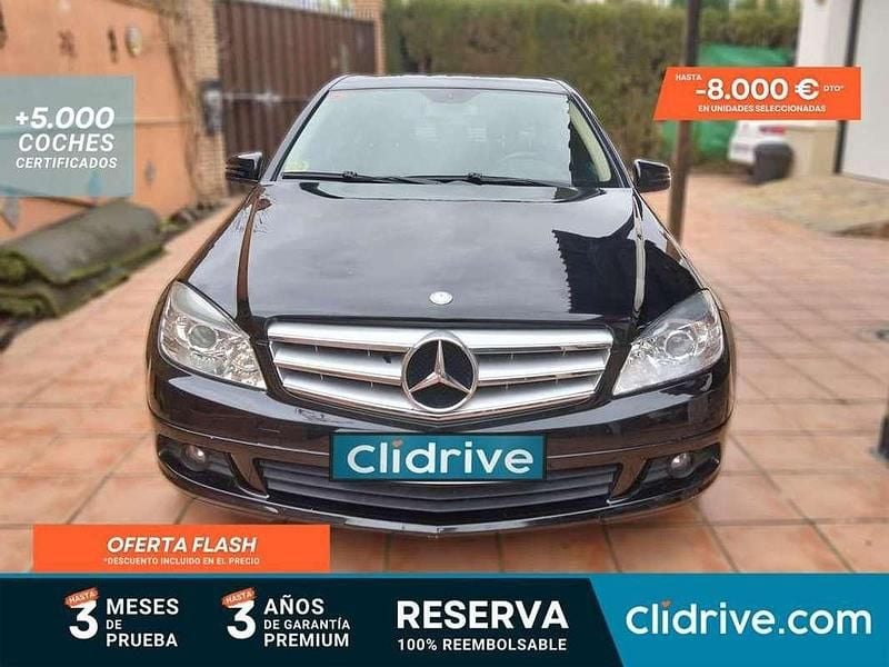Usado Mercedes C200 Elegance 136 CV (100 kW) 2010 Negro Berlina
