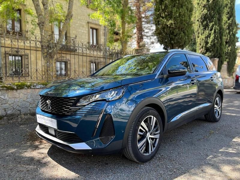 Azul Usado 2021 Peugeot 5008 Allure Monovolumen | 32.900 € - Imagen 1/3