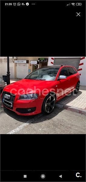 Rojo Usado 2006 Audi A3 Sportback Ambition Berlina | 9900 € (Precio justo) - Imagen 1/4