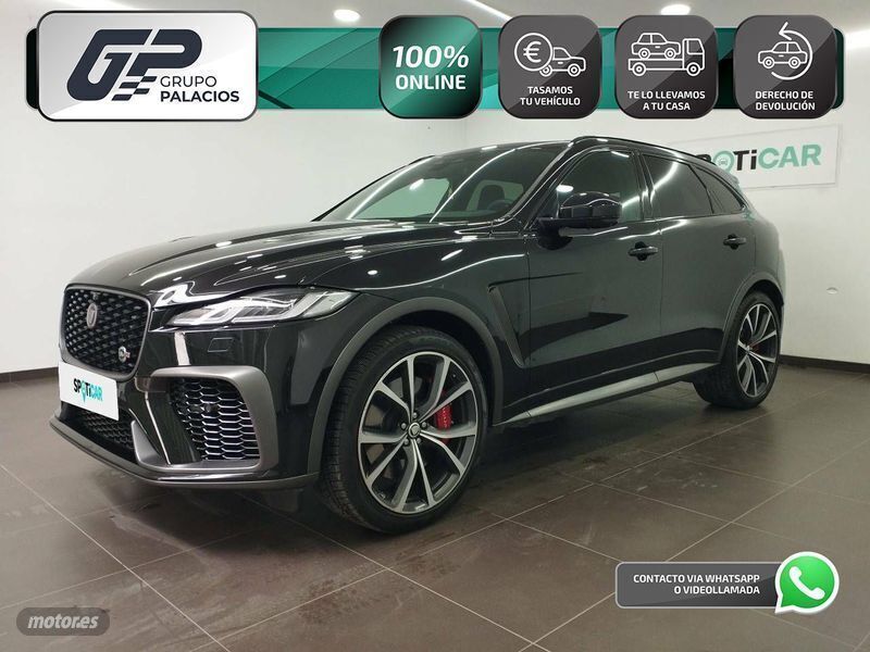 Negro Usado 2021 Jaguar F-Pace SVR SUV | 89.000 € - Imagen 1/4