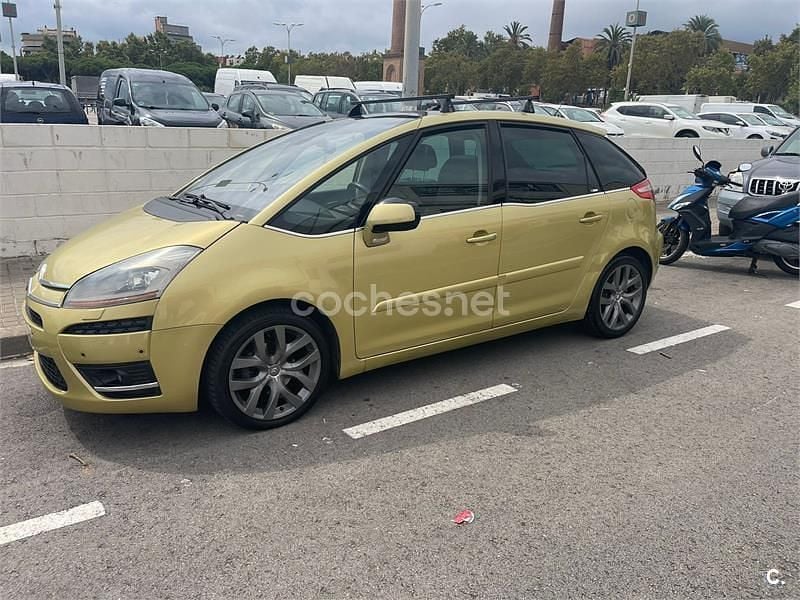 Amarillo Usado 2007 Citroën C4 Picasso Exclusive Monovolumen | 3600 € (Super precio) - Imagen 1/4
