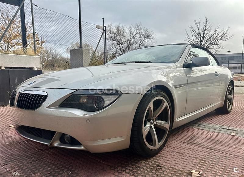 Usado BMW 645 Cabriolet 333 CV (244 kW) 2004 Gris / plata Descapotable