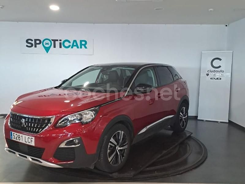 Rojo Usado 2019 Peugeot 3008 Allure SUV | 15.990 € (Precio justo) - Imagen 1/4