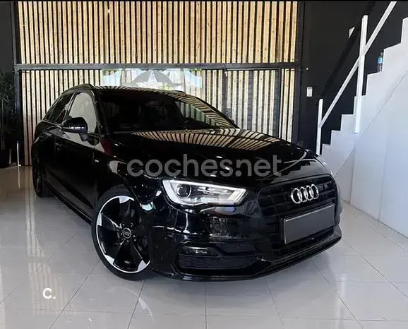 Usado Audi A3 S-Line 150 CV (110 kW) 2014 Negro Berlina