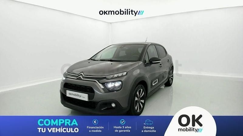 Gris / plata Usado 2023 Citroën C3 PureTech Berlina | 13.690 € (Precio justo) - Imagen 1/4