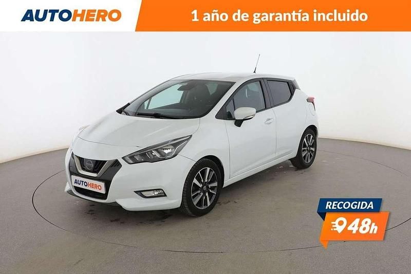 Blanco Usado 2017 Nissan Micra Visia Utilitario | 9099 € (Precio justo) - Imagen 1/3