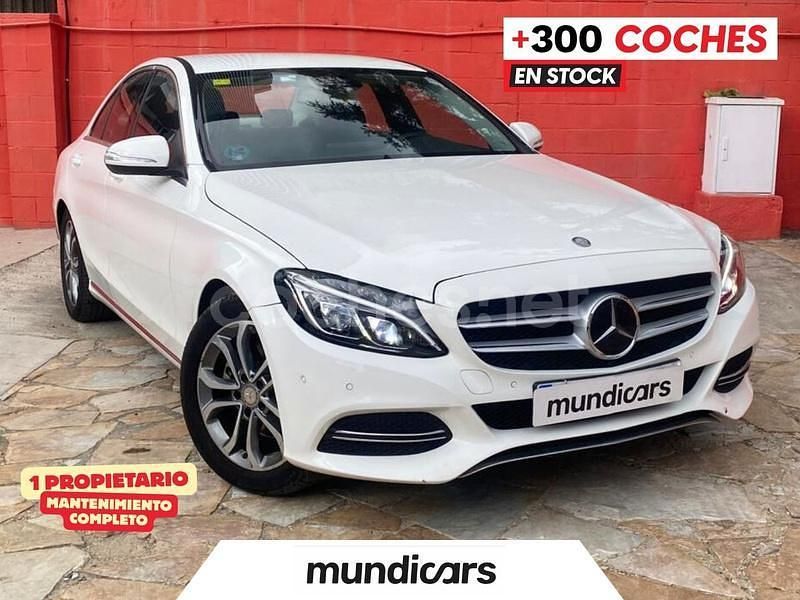 Blanco Usado 2015 Mercedes C220 Berlina | 22.990 € (Precio justo) - Imagen 1/4