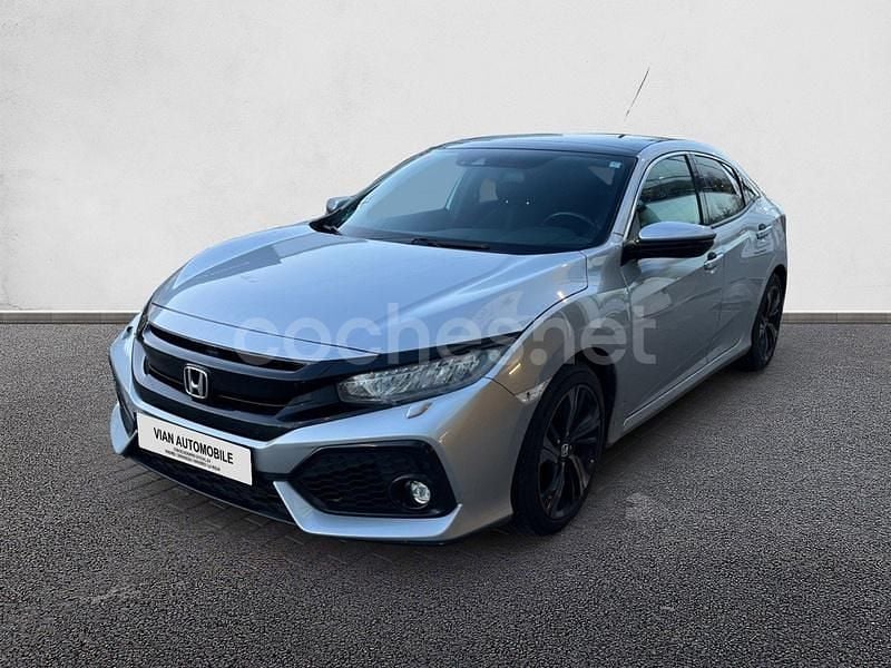 Gris / plata Usado 2019 Honda Civic Executive Berlina | 17.490 € (Precio justo) - Imagen 1/4