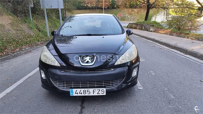 Negro Usado 2008 Peugeot 308 Sport Berlina | 3000 € (Buen precio) - Imagen 1/4