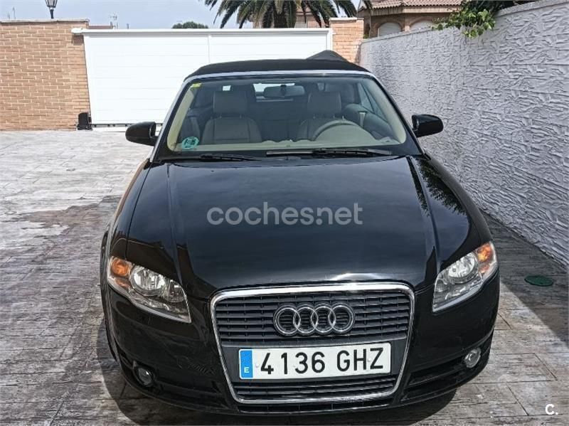 Negro Usado 2009 Audi A4 Cabriolet Descapotable | 9950 € (Caro) - Imagen 1/4