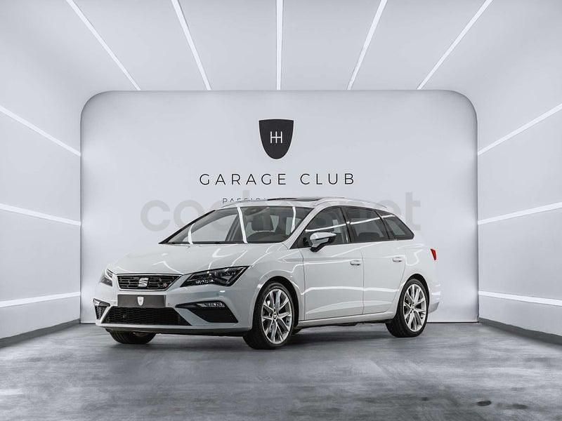 Blanco Usado 2017 Seat Leon FR Familiar | 17.499 € (Precio justo) - Imagen 1/4