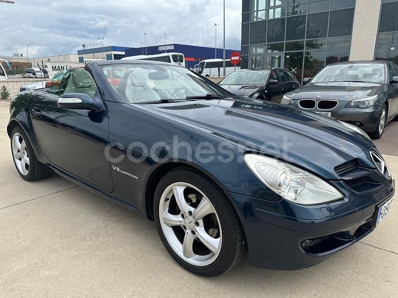 Azul Usado 2005 Mercedes SLK200 Descapotable | 9900 € (Precio justo) - Imagen 1/4