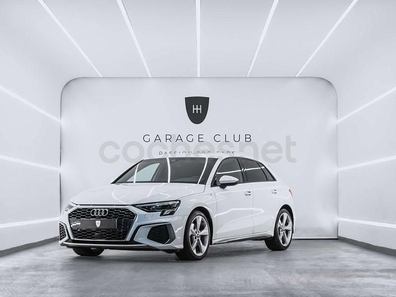 Usado Audi A3 S-Line 116 CV (85 kW) 2021 Blanco Berlina