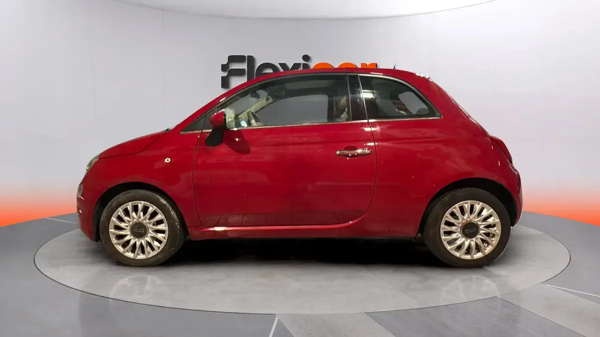 Usado Fiat 500 Lounge 85 CV (62 kW) 2019 Rojo Descapotable