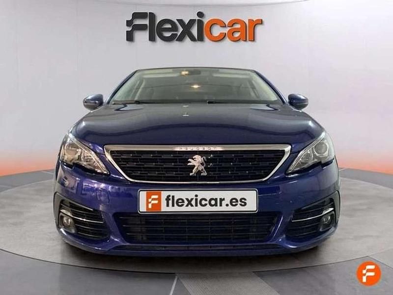 Usado Peugeot 308 Style 131 CV (96 kW) 2020 Azul Utilitario