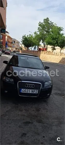 Usado Audi A3 Sportback Ambiente 105 CV (77 kW) 2006 Negro Utilitario