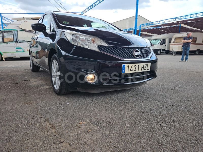 Usado Nissan Note Acenta 90 CV (66 kW) 2014 Negro Monovolumen