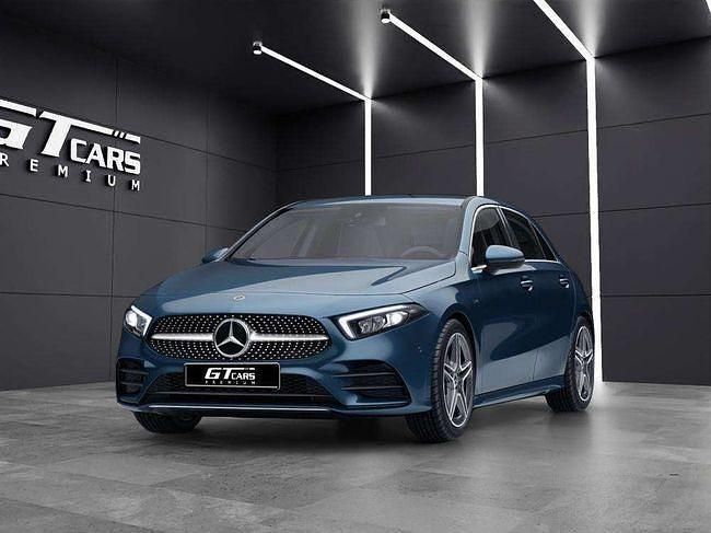 Usado Mercedes A250 AMG 218 CV (160 kW) 2021 Azul Berlina