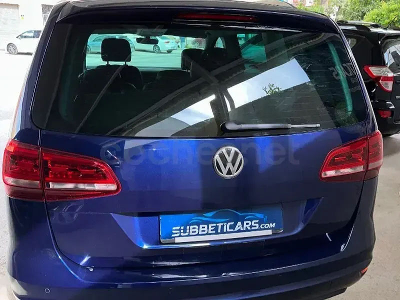 Usado VW Sharan Sportline 184 CV (135 kW) 2017 Azul Monovolumen
