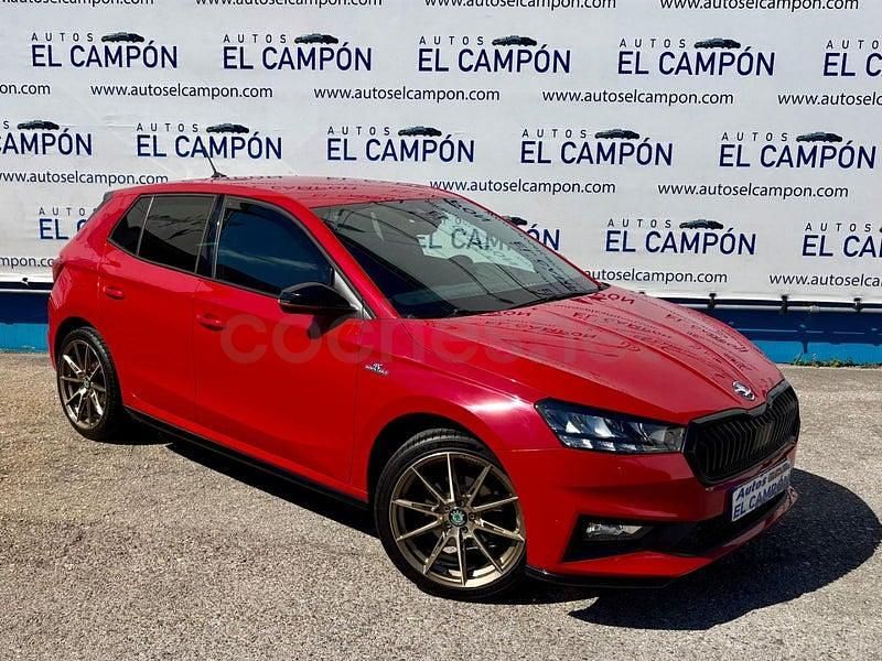 Usado Skoda Fabia Monte Carlo 110 CV (80 kW) 2022 Rojo Utilitario
