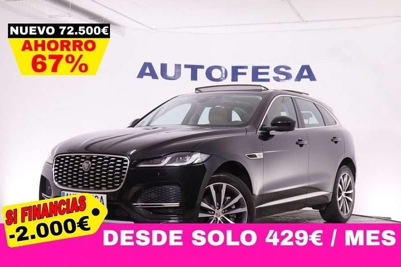 Usado Jaguar F-Pace S 204 CV (150 kW) 2021 Negro SUV