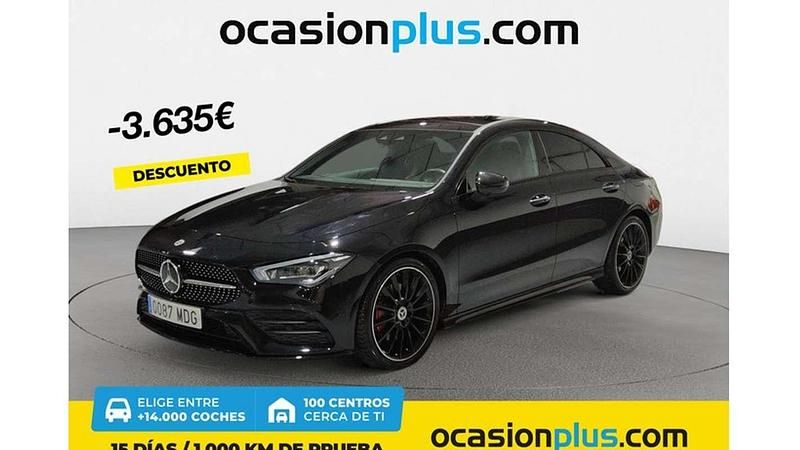 Negro Usado 2023 Mercedes CLA200 Coupe | 36.355 € (Buen precio) - Imagen 1/4