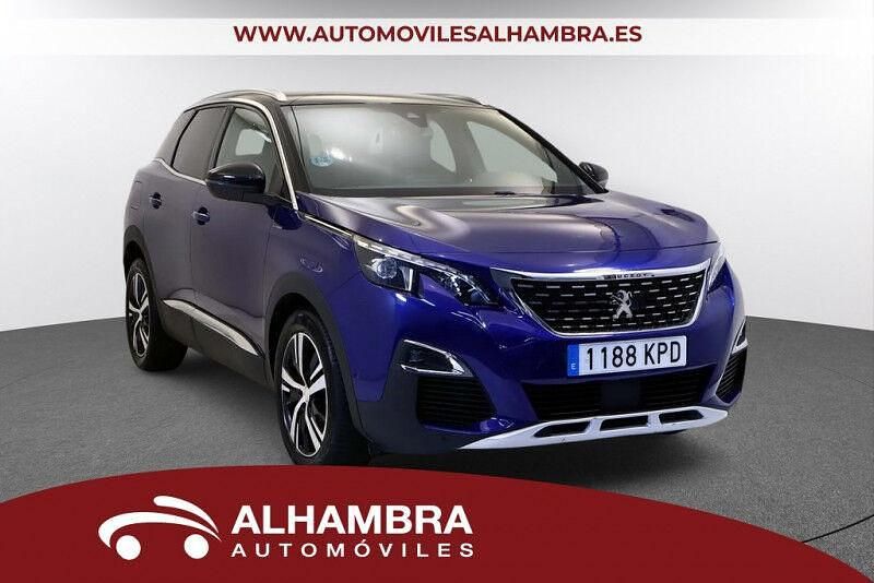 Usado Peugeot 3008 GT-line 130 CV (95 kW) 2018 Azul SUV