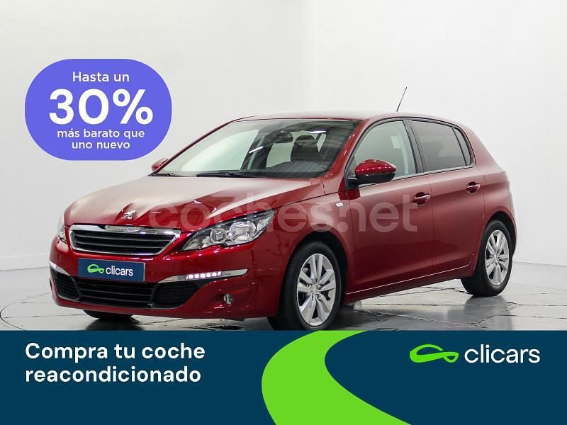 Rojo Usado 2017 Peugeot 308 Style Berlina | 8990 € (Precio justo) - Imagen 1/4