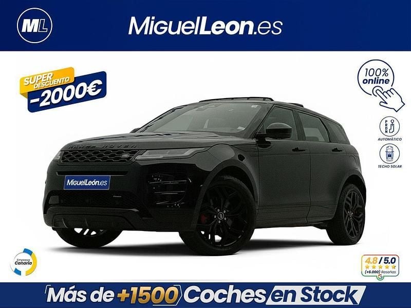Negro Usado 2022 Land Rover Range Rover evoque R-Dynamic SUV | 31.985 € (Precio justo) - Imagen 1/3
