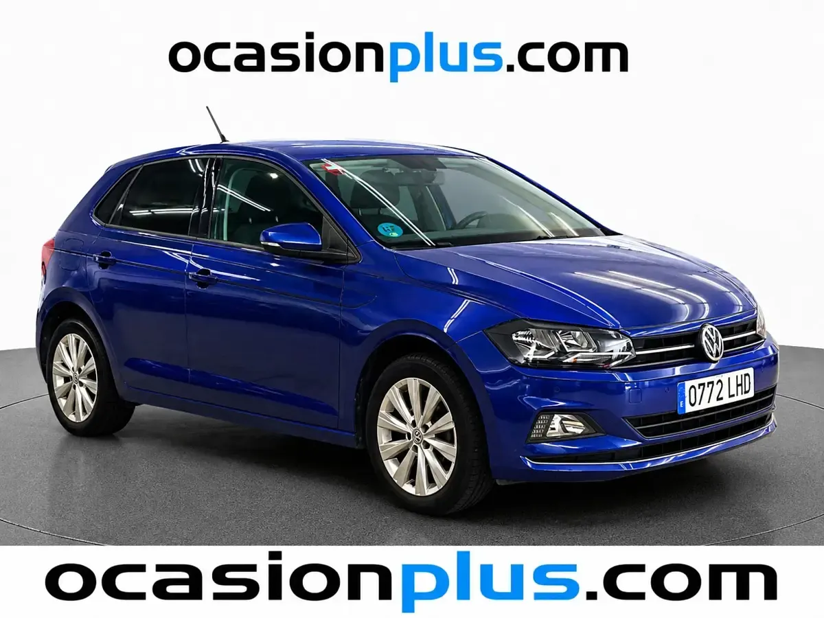 Usado VW Polo Sportline 95 CV (69 kW) 2020 Azul Utilitario