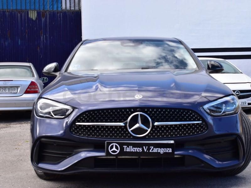 Usado Mercedes C200 163 CV (119 kW) 2024 Azul Berlina