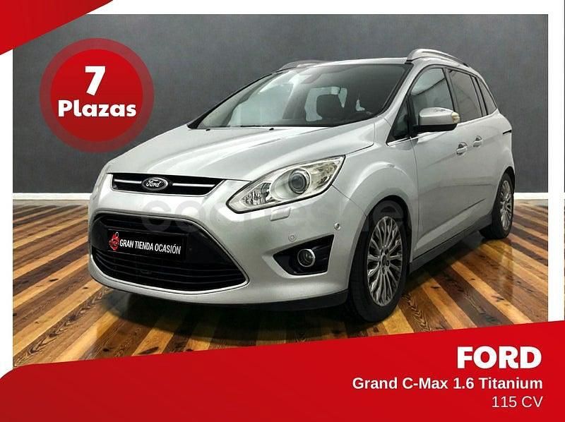 Usado Ford Grand C-Max Titanium 115 CV (84 kW) 2011 Gris / plata Monovolumen