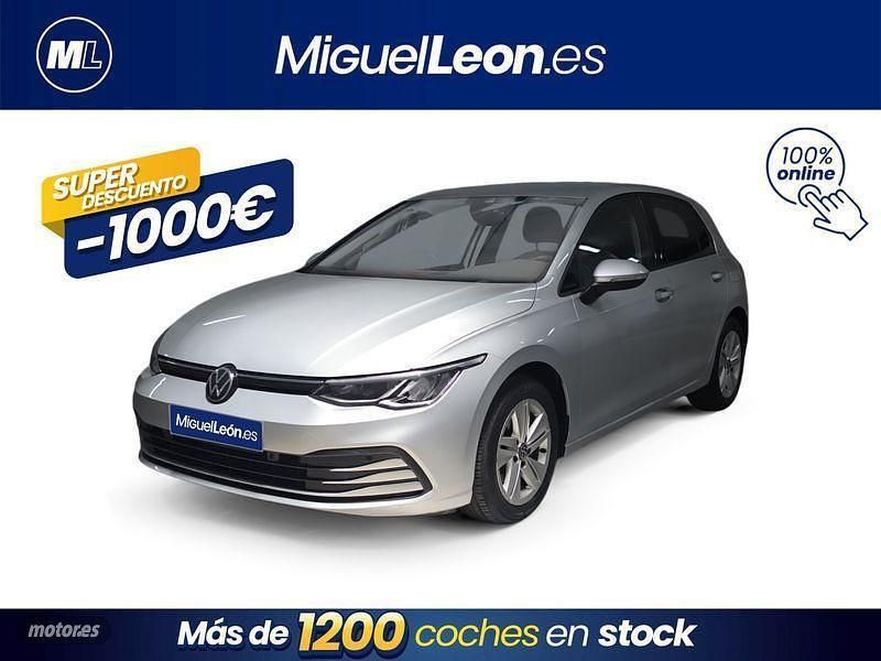 Gris Usado 2021 VW Golf VIII Life Berlina | 16.985 € (Buen precio) - Imagen 1/3