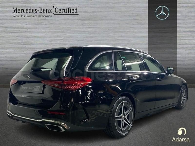 Usado Mercedes C200 163 CV (119 kW) 2024 Negro Familiar